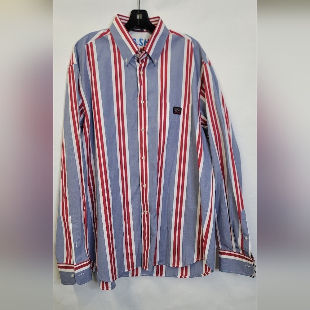 Paul and shark Stripes Button down shirt